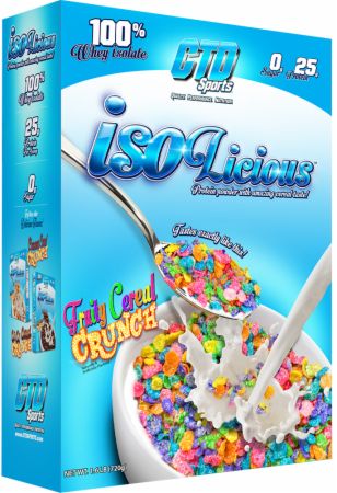 Image of Isolicious Fruity Cereal Crunch 1.6 Lbs. - Protein Powder CTD Sports
