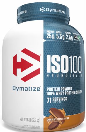 Image of ISO100® Hydrolyzed 100% Whey Protein Isolate Chocolate Peanut Butter 5 Lbs. - Protein Powder Dymatize