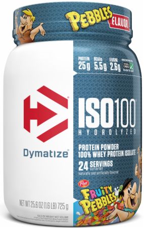 Image of ISO100® Hydrolyzed 100% Whey Protein Isolate Fruity Pebbles 1.6 Lbs. - Protein Powder Dymatize