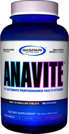 Image of Anavite 180 Tablets - Multivitamins Gaspari Nutrition
