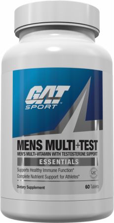 Image of Mens Multi+Test 60 Tablets - Men's Multivitamins GAT Sport