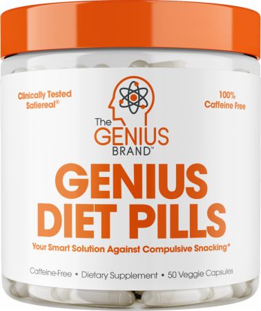 Image of Genius Diet Pills 50 Veggie Capsules - Appetite Suppressant The Genius Brand