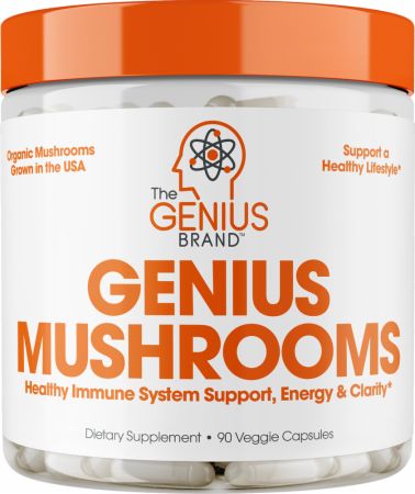 Image of Genius Mushrooms 90 Veggie Capsules - Immune System Support The Genius Brand