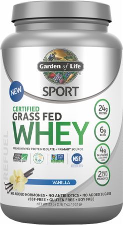 Garden Of Life Sport Certified Grass Fed Whey At Bodybuilding Com