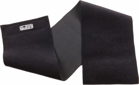 Image of Neoprene Waist Trimmer Black - Weight Lifting Belts GoFit