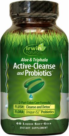 Image of Active-Cleanse and Probiotics 60 Liquid Softgels - Detoxification Irwin Naturals