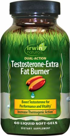 Image of Testosterone Extra Fat Burner 60 Liquid Softgels - Testosterone Support Irwin Naturals