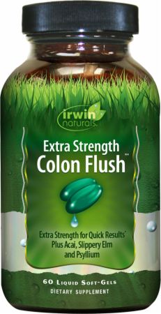 Image of Extra Strength Colon Flush 60 Liquid Softgels - Digestive Health Irwin Naturals
