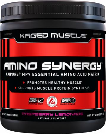                              Kaged Muscle Amino Synergy, 30 Servings + Caffeine        Essential Amino Acids to Support Workout Recovery.Fermented and Vegan-Sourced.                    