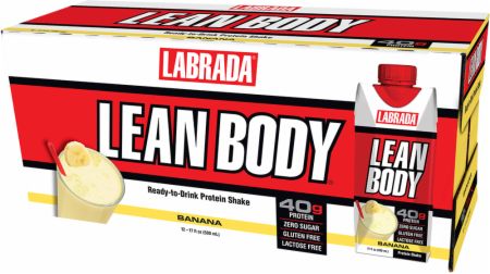 Image of Lean Body RTD Banana 12 - 17 Fl. Oz. Cartons - Protein RTD Shakes Labrada