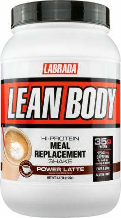 Image of Lean Body MRP Power Latte w/ Caffeine 2.47 Lbs. - Meal Replacement Labrada