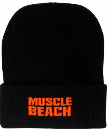 Cuffed Beanie with Muscle Beach Logo