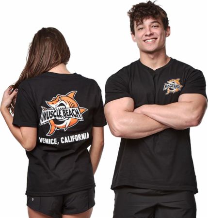 Muscle Beach Shark Crunch T-Shirt