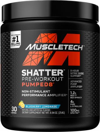 Shatter Pumped8 Stimulant Free Pre Workout Muscletech Bodybuilding Com