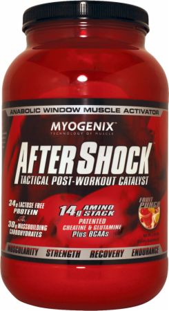 Image of AfterShock Recovery Fruit Punch 2.64 Lbs. - Post-Workout Recovery Myogenix