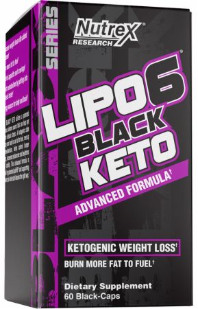 Image of Lipo-6 Black Keto Fat Burner 60 Black-Caps - Fat Burners Nutrex