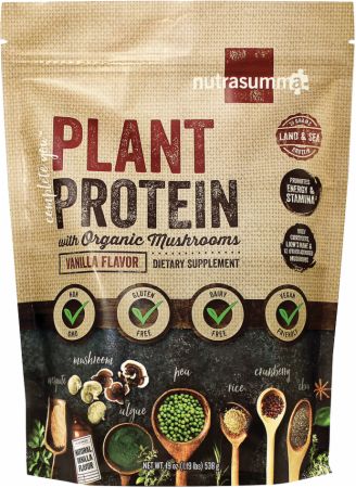 Plant Protein with Organic Mushrooms