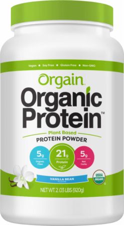 Image of Organic Plant Protein Powder Sweet Vanilla Bean 2.03 Lbs. - Protein Powder Orgain