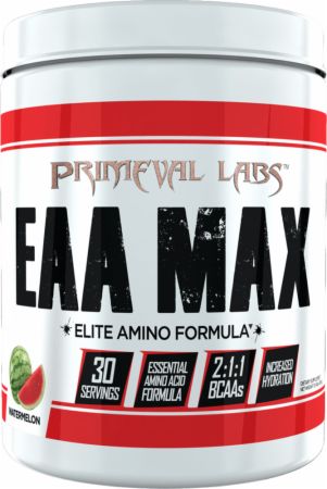 Image of EAA Max Watermelon 30 Servings - Amino Acids & BCAAs Primeval Labs