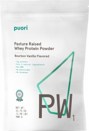 Image of PW1 - Pasture Raised Whey Protein Powder Bourbon Vanilla 30 Servings - Protein Powder Puori