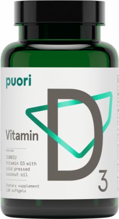 Image of D3 - Vitamin D (2500IU) 120 Capsules - Vitamins A-Z Puori
