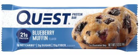 Image of Quest Bars Blueberry Muffin 1 Bar - Protein Bars Quest Nutrition