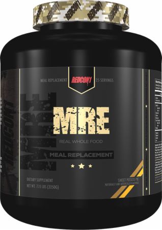 Redcon1 - MRE Real Whole Food - Chicken Protein, Salmon Protein, Oatmeal Powder & Dehydrated Sweet Potato - Real Whole Food Protein Powder Meal Replacement