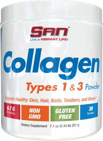Image of Collagen Types 1 & 3 Powder Unflavored 30 Servings - Joint Support S.A.N.