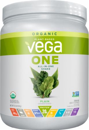 Image of ONE Plain Unsweetened 12 Oz. - Organic - Plant Protein Vega
