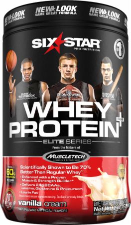 Image of Whey Protein Plus Vanilla Cream 2 Lbs. - Protein Powder Six Star Pro Nutrition