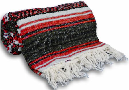 Traditional Mexican Yoga Blanket