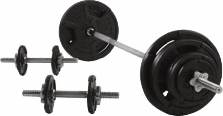 160 lb Spin Lock Weight Set