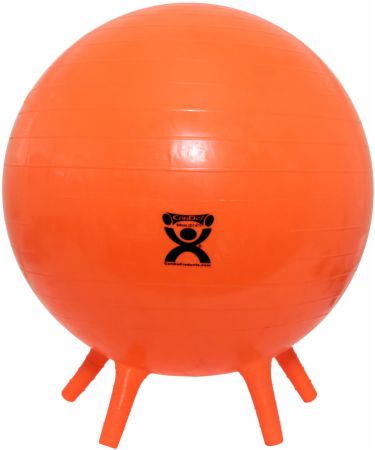 Inflatable Exercise Ball with Stability Feet