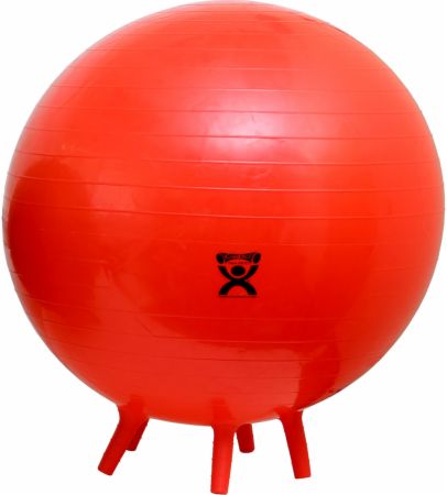Inflatable Exercise Ball with Stability Feet