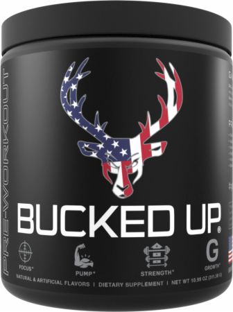 Bucked up pre workout nutrition label