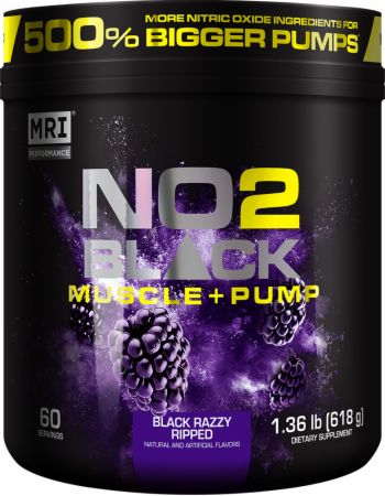 NO2 Black Muscle + Pump Stimulant-Free Pre Workout