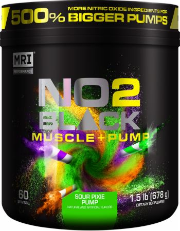 NO2 Black Muscle + Pump Stimulant-Free Pre Workout
