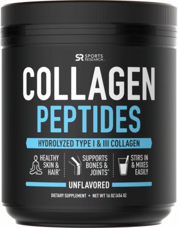 Image of Collagen Peptides Powder Unflavored 16 Oz. - Joint Support Sports Research