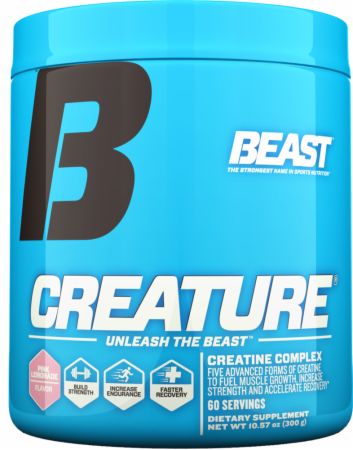 Image of Creature Powder Pink Lemonade 60 Servings - Creatine Beast Sports Nutrition